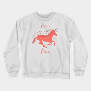 Coral Power Crewneck Sweatshirt